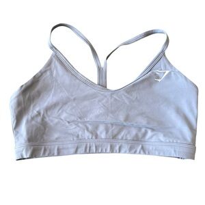 Gymshark Lavender Strappy Sports Bra